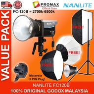 NANLITE FC120B / FC-120C / FC120C / FC-120B LED Video Light for Photo Studio