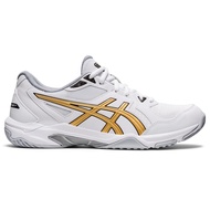 ASICS Men's Gel-Rocket 10 Indoor Court Shoes, 11.5, White/Pure Gold