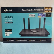 《不議價》TP-Link Archer AX55 Pro AX3000 Dual-Band Gigabit Wi-Fi 6+ 2.5G Port Router 雙頻 Wi-Fi 6+ 160 MHz 頻寬 2.5G 連接埠 路由器