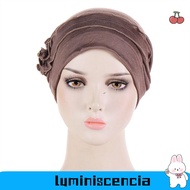 LUMINISCENCIA Turban Hats Muslim Scarf Cap Softness Cancer Chemo Beanies Cap
