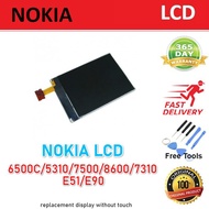 [1 Month Warraty] GRED AAA NOKIA 6500C 5310 7500 8600 7310 E51 E90 LCD