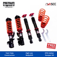 Perodua Myvi SE/Lagi Best/Icon PREMIUM P3 High Low Bodyshift Adjustable Absorber with Free Installat
