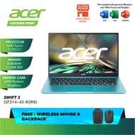 ACER SWIFT 3 SF314-43-R3R9 (R5-5500U, 8GB, 512GB SSD, 14.0' FHD, ATI, BLUE-W11, H&S)