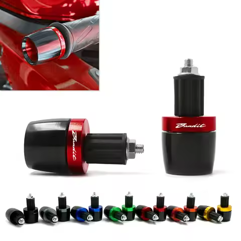 7/8" Handle Bar Grips Ends For SUZUKI 1250 Bandit 650S GSF 250 600 600S 650 650S 650N Handlebar Coun