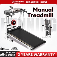 Manual Treadmill Machine Foldable Walking Pad Incline Threadmill Bluetooth Music Exercise Equipment