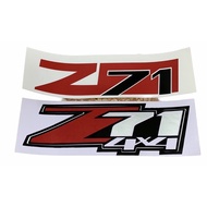 Z 71 Z71 71 4X4 Vinly Red Silver Sticker Decal Chevrolet Colorado UTE