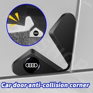 [4pcs]Audi Car Door Corner Cover Bumper Anti Collision Strip Guards Doors Side Protector Scratches  