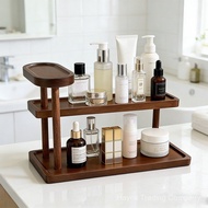 Ready stock stock Multi-Layer Jewelry Storage Entrance Storage Rack Desktop Bogu Rack Solid Wood Rea