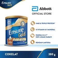 Ensure Gold HMB Coklat 380 g - Nutrisi Dewasa Rendah Laktosa