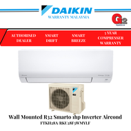 Daikin 1.0HP Wall (Wireless) R32 Smarto Premium Inverter A Series [5 Star] Air Conditioner FTKH28AV1LF with Wifi Card