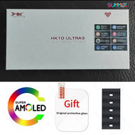 2024New HK10 Ultra3 (Gen5) smartwatch AMOLED 49 มม.G-Sensor นาฬิกาบลูทูธ ChatGPT NFC เข็มทิศกีฬาสมาร
