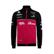 F1 racing suit long-sleeved jacket autumn and winter clothing Alfa Romeo team jacket warm sweater Alfa Romeo