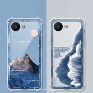 Suitable for Blue Fox Aura A1 phone case, Blue Fox phone aura a1, snow mountain airbag mini smart sm