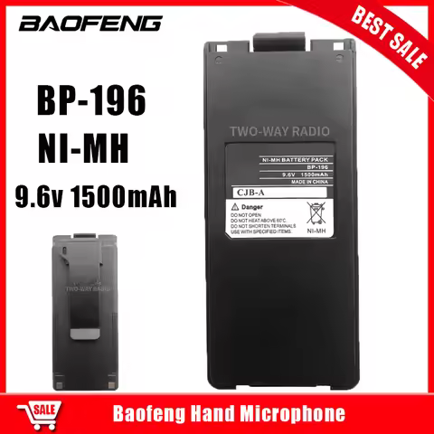 BP-195 BP-196 Battery for ICOM IC-T22 IC-T42 IC-A4 IC-F3S IC-T2A IC-40S IC-F4N IC-F4S IC-F4SWAir Ban