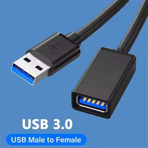 0.5/1/2/3/5M USB Extension Cable 3.0 Data Cord For PC Smart Laptop TV SSD USB Male to Female Compute