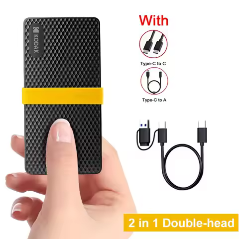 2024 New KODAK X200 External SSD Hard Drive HD Externo USB3.1 Portable SSD 256GB 512GB 1TB 2TB For L