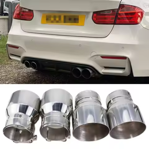 4 Pieces Stainless Steel Exhaust tips for BMW F87 M2 F80 M3 F82 F83 M4 Direct Fit Exhaust Tip other 