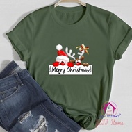 Unisex Christmas T-Shirt/Girls-Boys T-Shirt Christmas Combed 30s 2215 H85M