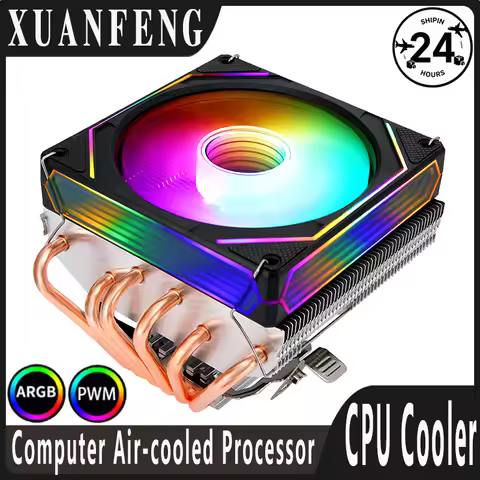 XUANFENG 6 Heat Pipe Horizontal Cooler CompatibleLGA1700 1200 115x 2011 x79 x99 2066 AMD CPU Process