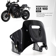 กระจกบังลมกระจกรถจักรยานยนต์ใหม่ที่เบนทางลมแอร์สำหรับยามาฮ่า XSR 900 XSR900 Xsr900 2022อุปกรณ์เสริม2
