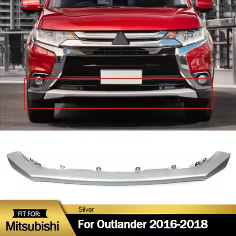 6405A197 Chrome Front Bumper Cover Extension For Mitsubishi Outlander 2016-2018
