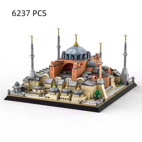 6237 Hagia Sophia Istanbul Turkiye Small Particle Building Blocks World Famous Architecture Model Co