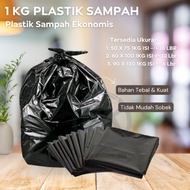 BK888 [Contents 18 Sheets] 50 X 75 Thick Black Trash Bag | Trash Bags