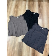 Loose style Sleeveless Women made in Korea, length 53-56cm, material similar to silk, smooth, light,