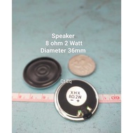 Mini Speaker 8 ohm 2 Watt Diameter 36 Mm Thickness: 5 Mm Small Speaker Small Speaker Portable Audio