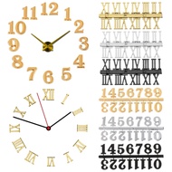 RIACHTAIS Wall Clock Home Modern Quartz Roman Numerals Arabic Number Gadget Digital Repair Tools Clock Parts Replacement Quartz Clock Numerals Accessories