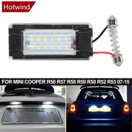 HOTWIND 1PC Car Canbus LED License Number Plate Light Assembly Replacement For Mini Cooper R56 R57 R