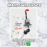 Modenas GT128 / CT110 / CT100  Main Switch / Key Set / Kunci Set
