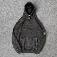 SWITER HOODIE STONE ISLAND bordir pajang pria wanita