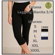 Women's Leggings 3/ 4 knee length slim fit shot leggings women 3/4 women's sports women's underwear