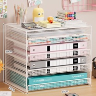 File Storage Rack Multifunctional File Storage Storage Rack Desktop Multi-layer File Rack Data Organ