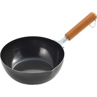 Directly from Japan Yoshikawa 3808908 One-Handled Tempura Pot, 7.9 inches (20 cm), Gas Stove and Ind