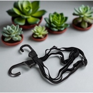 Motorcycle Helmet Strap Adjustable Strap 2 60cm FM2HOHOOK with Adjustable Clip & Elasticity 1.5 Time