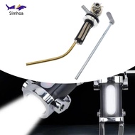 [Simhoa] Quality Motorcycle Valve Petcock Switch Silver Metal Gas Tank Shut Off Accessory for Vespa 