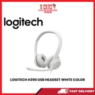 LOGITECH H390 USB HEADSET WHITE COLOR