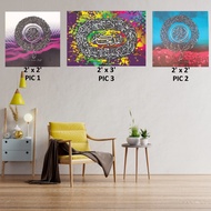 Frame Khat Surah At Tawbah Ayat 128-129 (24 inch x 36 inch)  & (24 inch x 24 inch) Trampoline Printi