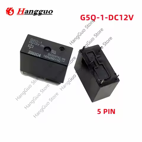 5pcs/Lot Original G5Q-1-DC5V G5Q-1-DC12V G5Q-1-12VDC G5Q-1-DC24V G5Q-1-24VDC G5Q-1-DC48V 5PINS 5V 12