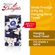 [Bundle Of 4/8/16] Vinda Prestige 3 Ply 4D Hanging hand Towel 212s
