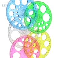 LIDU1 5 Pieces Mathematics Protractor Circle Template Office Supplies Math Protractor