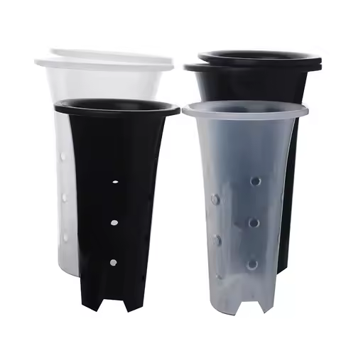 Orchid Pot Net Holes Cup Thickened Flower Pot Breathable Control Root Plant Planter Deepening Flower