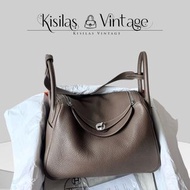 Hermes Lindy30 大象灰 銀扣