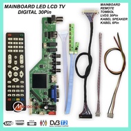Universal LED LCD TV Board DIGITAL DVBT2 30pin LVDS / Mainboard TV LED LCD Universal Digital DVBT2 P