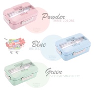 AIO SHOP-Lunch Box Set Kotak Bekal Makan Jerami Gandum kotak makan