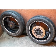 Aerox Stock Mags with tires, sensor and disc brake