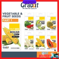GRABBIT Vegetable Seed Fruits Seed Biji Benih Sayur Biji Benih Buah-Buahan P1