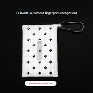 2-Pack T7 Touch SSD Protective Case, Shockproof Silicone Storage Bag, Protective Cover And Portable 